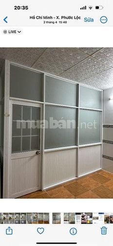Nhà cho thuê nguyên căn 1 trệt 1 lầu, 2 phòng ngủ .