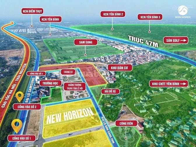 Bán 2PN + 73m2 Căn 1003 Tầng Đẹp View KCN Yên Bình Complex Thái Nguyên