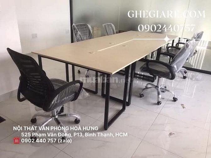 Bàn làm việc , bàn học chân sắt giá rẻ tại HCM - Nhận làm theo yêu cầu