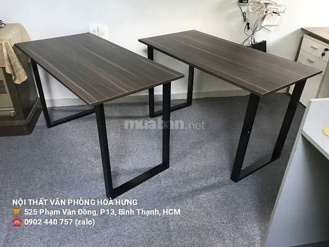 Bàn làm việc , bàn học chân sắt giá rẻ tại HCM - Nhận làm theo yêu cầu