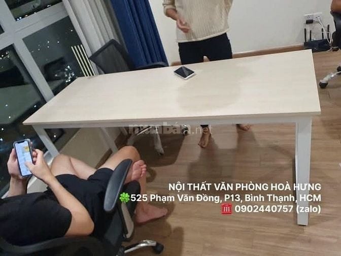 Bàn làm việc , bàn học chân sắt giá rẻ tại HCM - Nhận làm theo yêu cầu