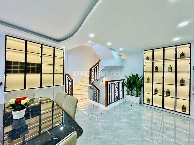 Nhà Hoa Giấy, Phú Nhuận dt 64m2. Nhà 1 Trệt 1 lửng 2L ST 4pn. 4ty550