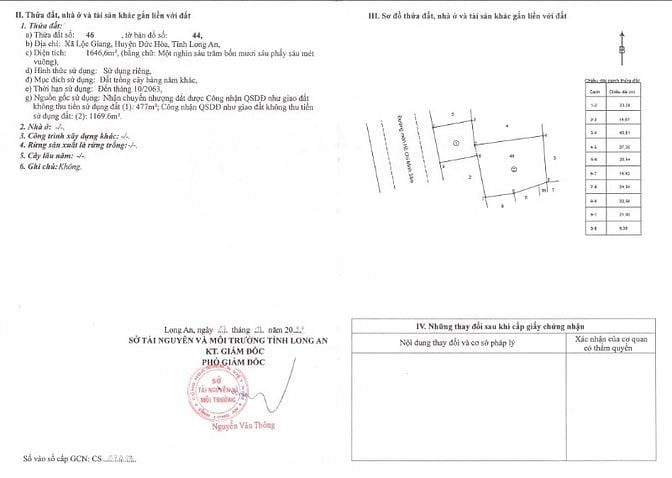 Nhượng lô đất 2812m2, NGANG 70M, ngay chợ, Đức Hòa, Long An, 14tr/m2