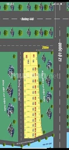 Hàng FO , 100m2 thổ cư, đất vuông đẹp