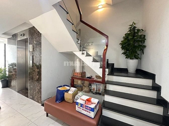 TOÀ NHÀ 7 TẦNG THANG MÁY - LÊ VĂN DUYỆT, P1, BT- 80m2(4,3x20)- 19,x TỶ