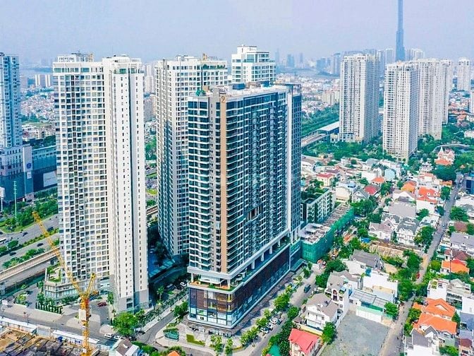 Bán Căn hộ tại Q2 Thảo Điền gồm 2 phòng ngủ tầng cao view city 71m2
