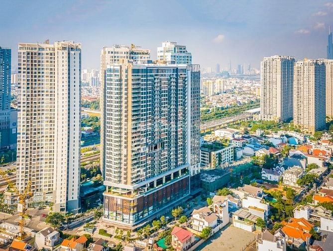 Bán Căn hộ tại Q2 Thảo Điền gồm 2 phòng ngủ tầng cao view city 71m2