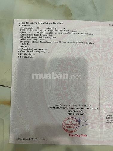 Bán đất thổ cư  Long hậu giáp nhà bè