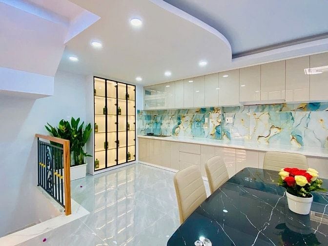 Bán gấp Nhà 4 Lầu tuyệt đẹp Cao cấp hẻm xe hơi Đường Số 19, P8, Q.Gò V