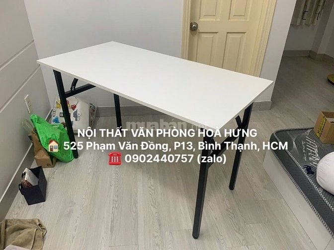 Bàn làm việc , bàn học chân sắt giá rẻ tại HCM - Nhận làm theo yêu cầu
