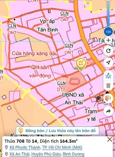 Chính Chủ Cần Tiền Bán rẻ 164m2 thổ cư, Giá chỉ 200 triệu, bao sổ