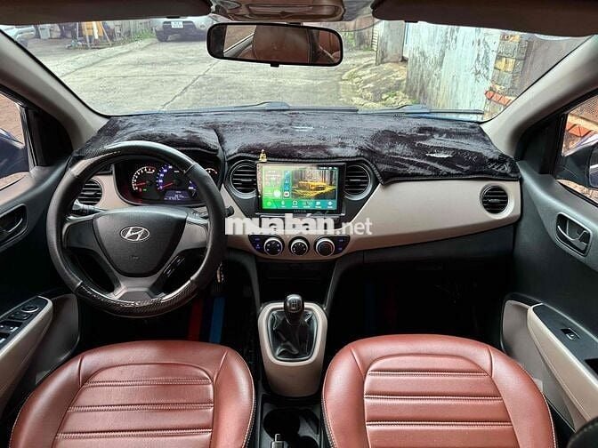 Hyundai i10 2017 Sedan 1.2 MT xanh rin