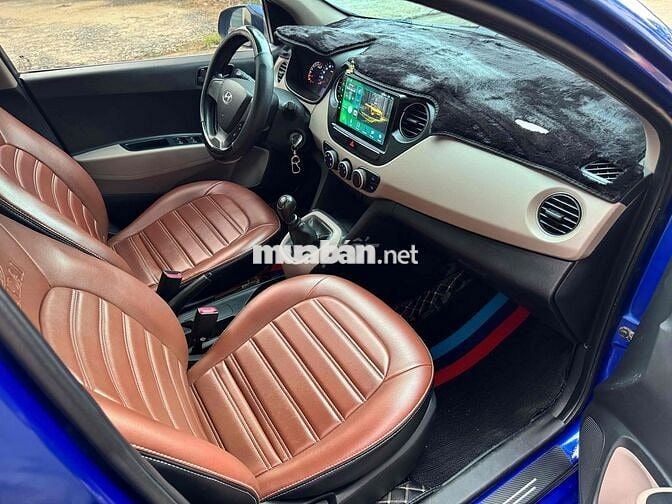 Hyundai i10 2017 Sedan 1.2 MT xanh rin
