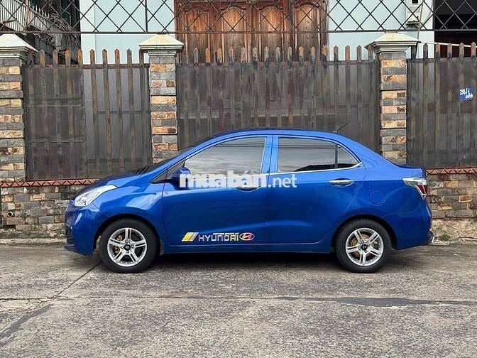 Hyundai i10 2017 Sedan 1.2 MT xanh rin