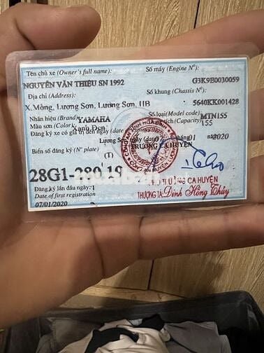 Cần bán mt15, dki 2020, ít đi nên bán bỏ
