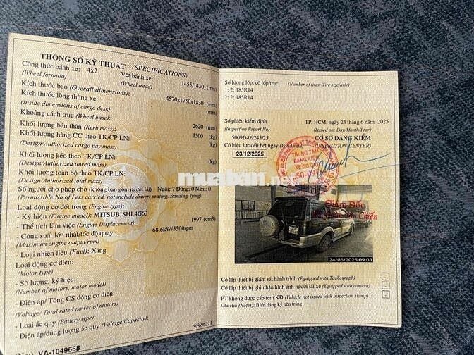 BÁN MITSUBISHI JOILY ĐỜI 2003 , NGAY CHỦ XE ĐẸP