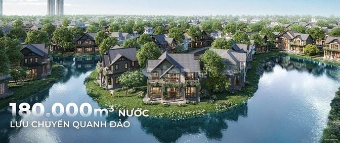 Villa Đơn Lập Biệt Thự Đảo Eco Retreat, chỉ từ 22 tỷ/căn view Sông