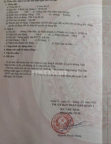 Bán nhà góc 2 mặt tiền Trần Não, TP. Thủ Đức, 200m2, đang cho thuê