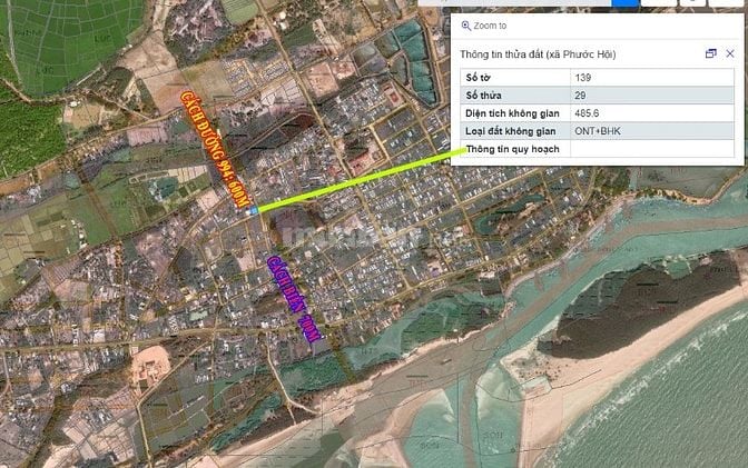 Bán đất Lộc An - Hồ Lồ, 5,6 tỷ, 485m2, mặt tiền 20m, pháp lý đầy đủ
