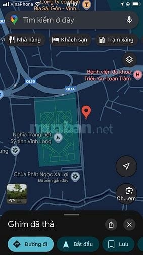 Bán đất mt đường vào chùa Phật Ngọc Xá Lợi , Vĩnh Long
