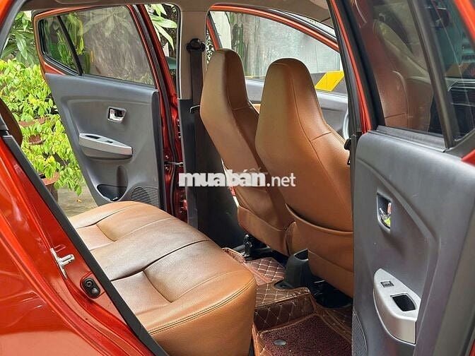 Toyota Wigo 2021 1.2 AT Màu Cam Xe Gia Đình Ít Đi