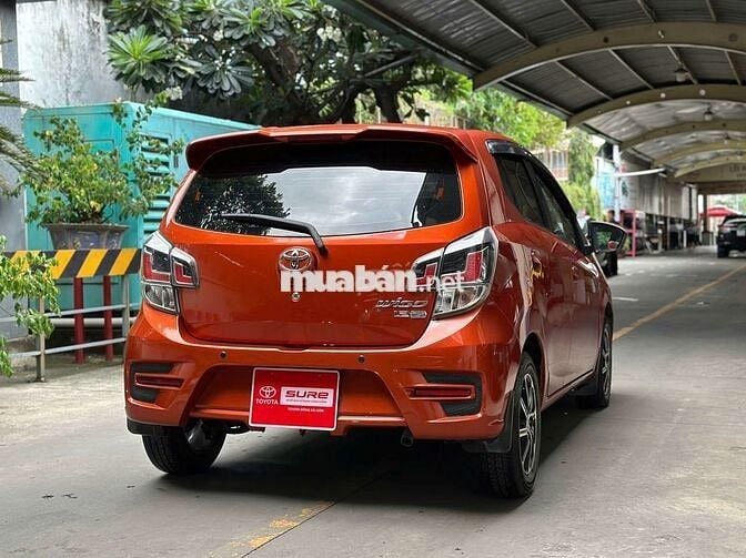 Toyota Wigo 2021 1.2 AT Màu Cam Xe Gia Đình Ít Đi