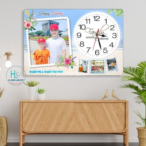 Quy Trình Đơn Giản Để Tạo Ra Tranh Đồng Hồ In Ảnh Của Riêng Bạn