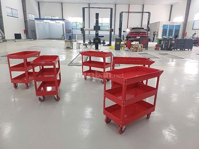 Mẫu xe đẩy dụng cụ, xe đựng đồ nghề 3 ngăn