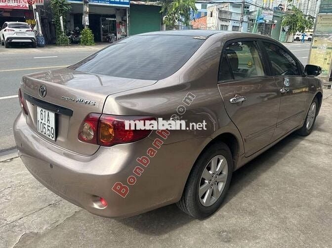 Toyota Corolla altis 1.8G AT 2009 - Màu nâu