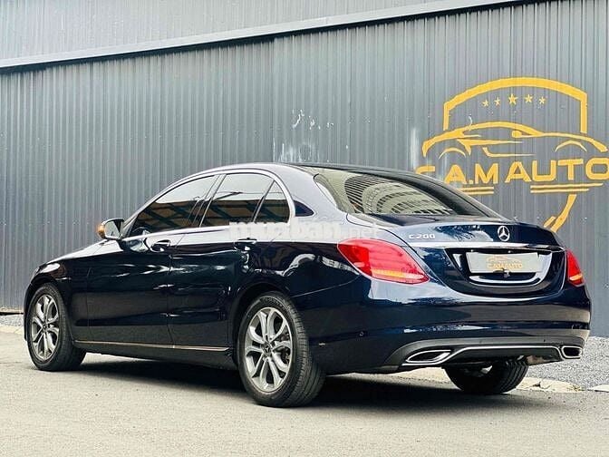 Mercedes Benz C200 Xanh/Kem 2017 Đẹp Long Lanh