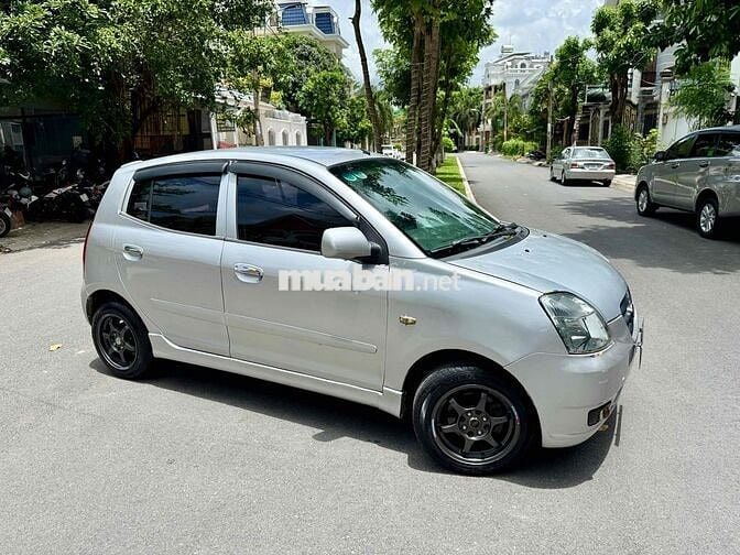 Kia Morning 2004 GLX 1.0 AT nội thất nỉ zin nguyên