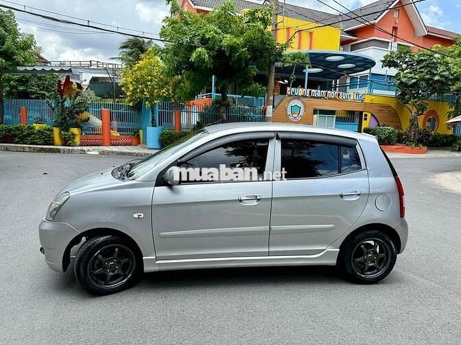Kia Morning 2004 GLX 1.0 AT nội thất nỉ zin nguyên