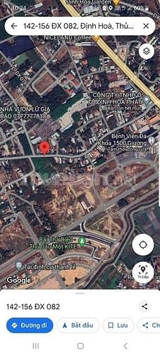 Bán Đất Mặt Tiền Đường ĐX82 P.Định Hoà, Thủ Dầu 1, Bình Dương