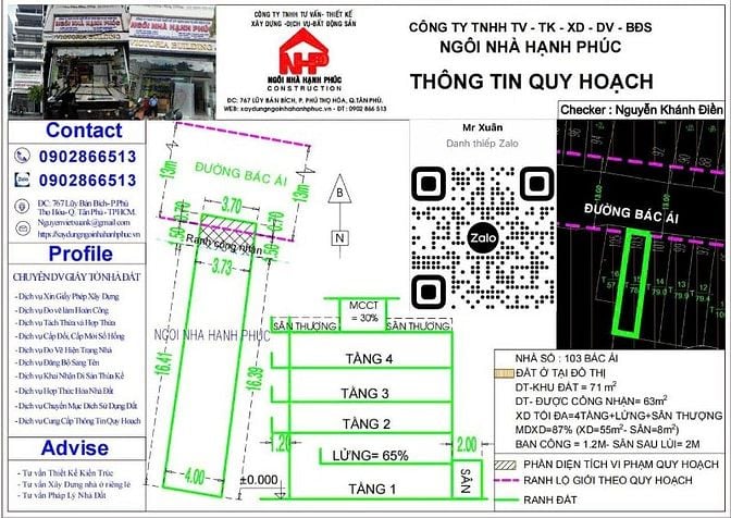 Siêu phấm nhà mặt tiền 103 Bác Ái, P.Tân Thành, Q.Tân Phú