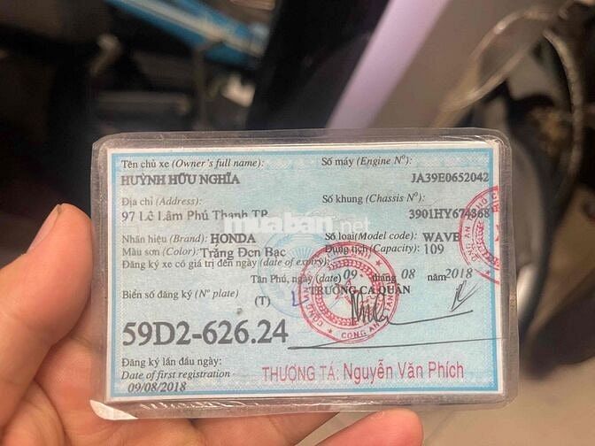 cần bán xe wave 2018 xe nguyên rin