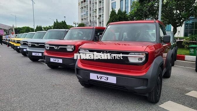 VF 3 Đỏ xe giao nhanh, đưa trước tối thiểu 50 tr