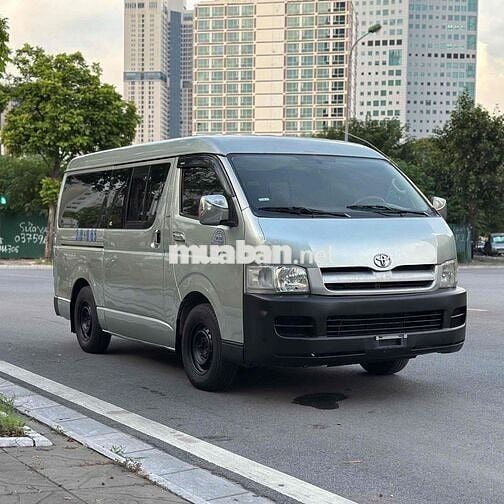 Toyota Hiace 2007 tải trọng 800kg 6 chỗ ngồi