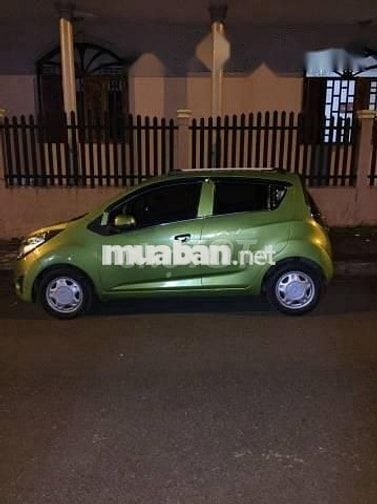 Chevrolet Spark đời 2012, màu xanh