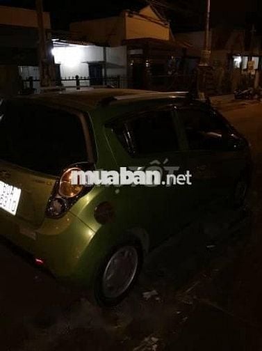 Chevrolet Spark đời 2012, màu xanh