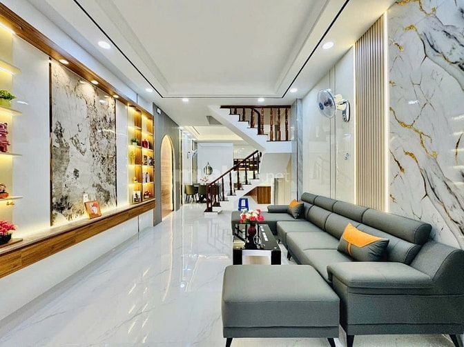 Bán nhà Bình Thạnh 67,2m2 giá 2 tỷ 590 triệu đường Nơ Trang Long, P13.