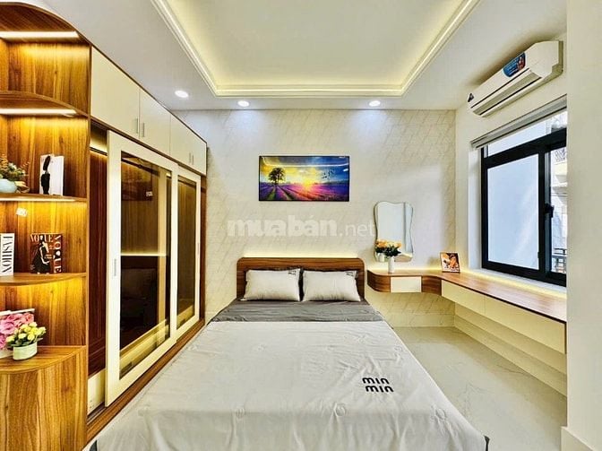 Bán nhà Bình Thạnh 67,2m2 giá 2 tỷ 590 triệu đường Nơ Trang Long, P13.
