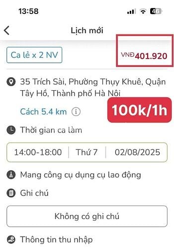 Tuyển giúp việc theo giờ thu nhập CAO, làm GẦN NHÀ