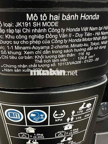 shmode cuối 2024 thắng ABS màu bạc nhám mới 99%