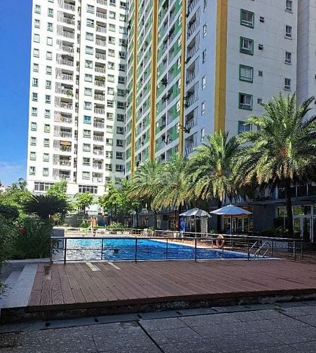 Chung cư Melody, 16 Âu Cơ, Tân Phú: 75m2, 2p ngủ, 2wc, full NT, 11tr 