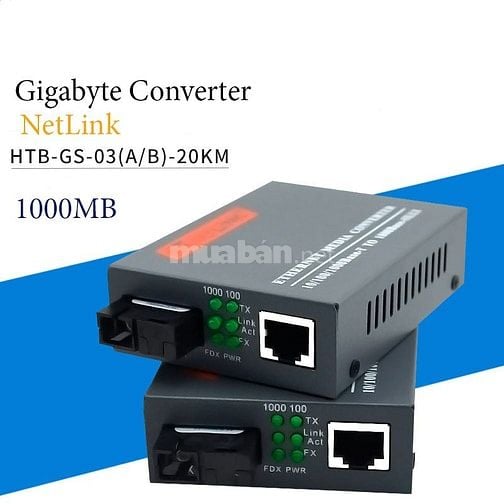 Converter quang HTB-GS-03 A/B 1000Mbps Netlink