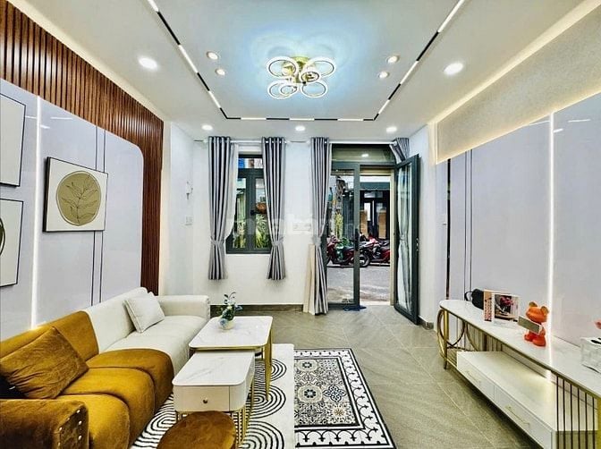 Hẻm xe hơi Lê Văn Duyệt,Nhà Mới,3Tầng,Giáp Q1,Gần Trường học,Bệnh Viện