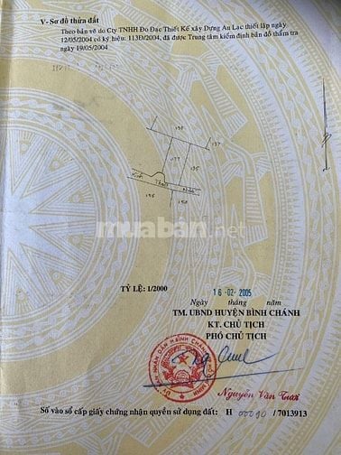 Bán đất cách chợ đầu mối Bình Điền 3km. Ấp 3, Tân Quý Tây, Bình Chánh