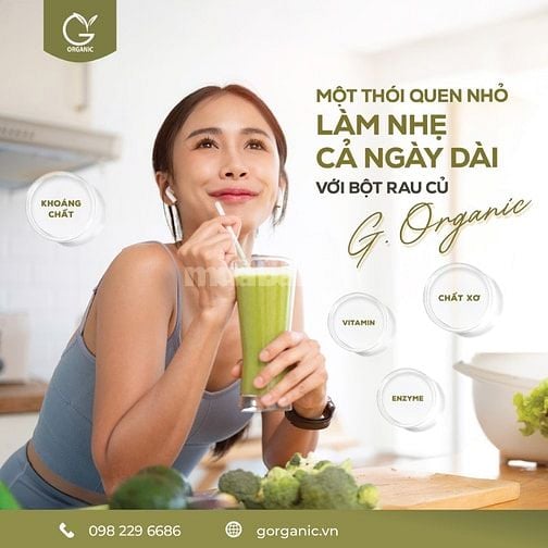 G.organic – thực phẩm hạnh phúc được gieo trồng từ tình yêu & sự thật