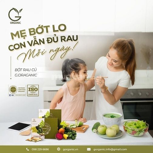 G.organic – thực phẩm hạnh phúc được gieo trồng từ tình yêu & sự thật