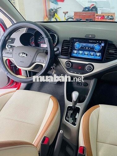Kia Morning 2020 AT Luxury - Số tự động, màu đỏ